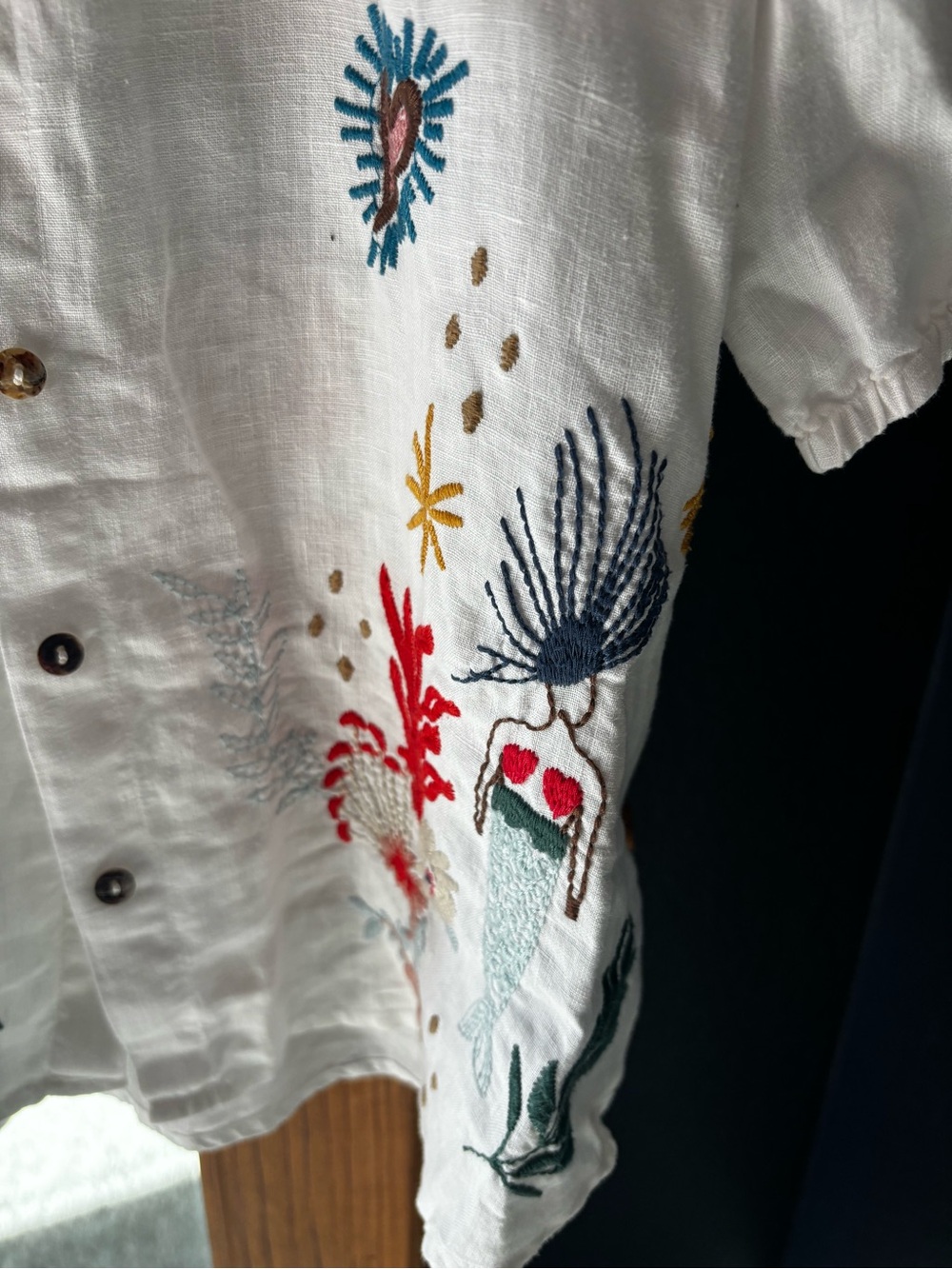Beautiful Johnny Was Ruth Lisbon Tiger Blouse in size Small - Picture 7 of 11